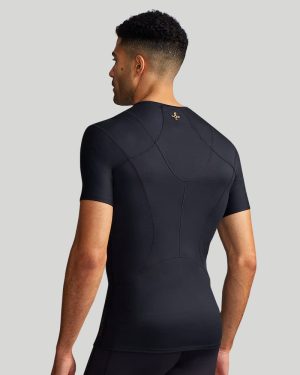 Shoulder Support Shirt for Men, Posture Corrector Compression Shirt with UPF 50 Sun Protection