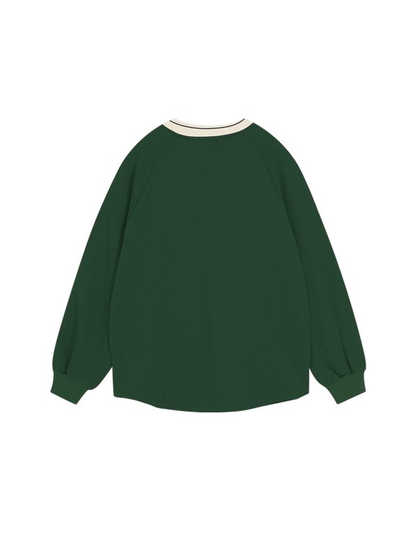 Patchwork Crewneck Sweatshirt Oversized Vintage Letter Long Sleeve T-Shirt Graphic Top for Men Streetwear