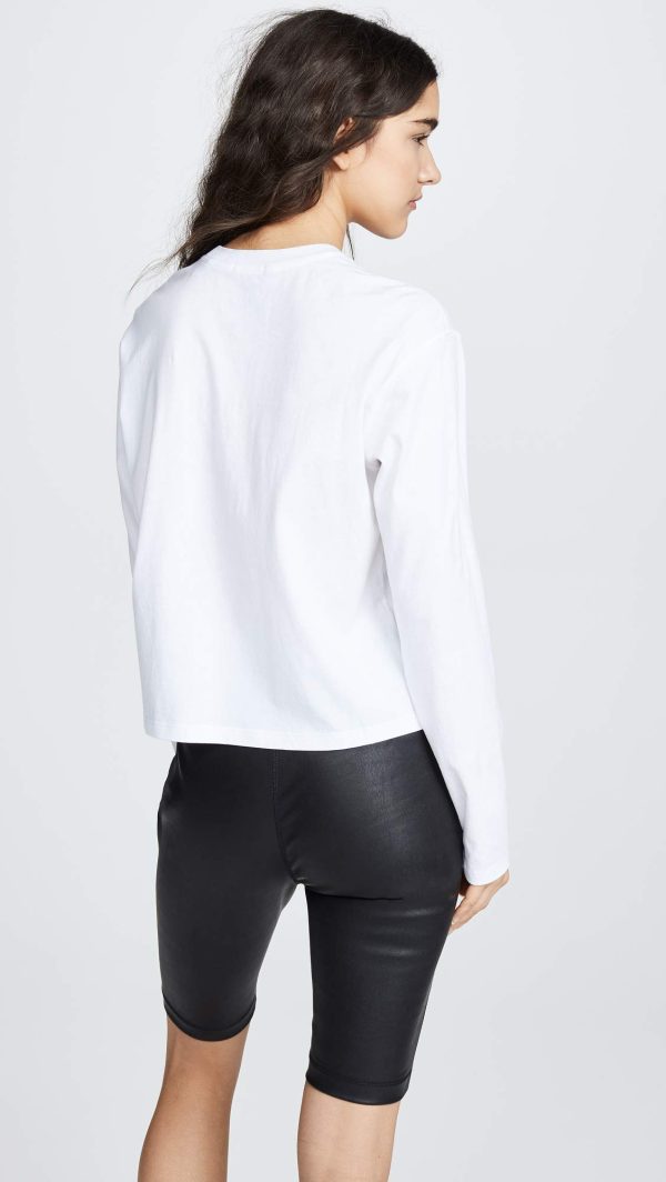 womens Classic Jersey Long Sleeve Boy Tee