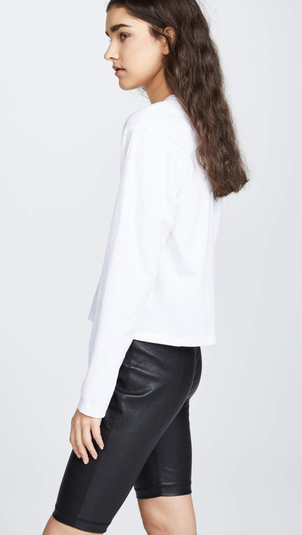 womens Classic Jersey Long Sleeve Boy Tee