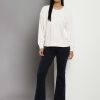 Women's Embosed Logo Knit Longsleeve