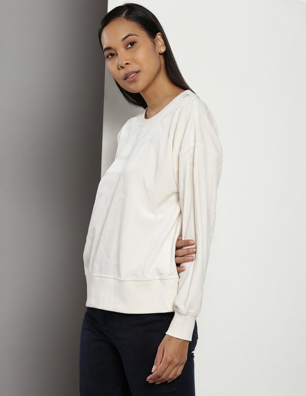 Women's Embosed Logo Knit Longsleeve