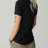 3 Pack Women’s V Neck T Shirts, Summer Casual Short Sleeve Tops Loose Fit Rolled Sleeve Tees 2025 Trendy Cotton Shirts