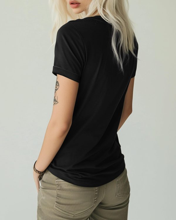 3 Pack Women’s V Neck T Shirts, Summer Casual Short Sleeve Tops Loose Fit Rolled Sleeve Tees 2025 Trendy Cotton Shirts