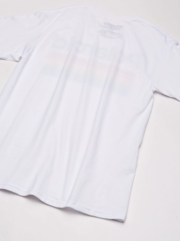 Men's Logo Vintage Style Rainbow T-Shirt