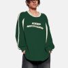 Patchwork Crewneck Sweatshirt Oversized Vintage Letter Long Sleeve T-Shirt Graphic Top for Men Streetwear