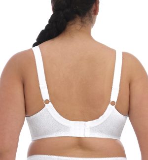 Women's Morgan Banded Comfort & Support. Three-Section Cup, Side Frame, Stretch Lace. Dd+ Bras