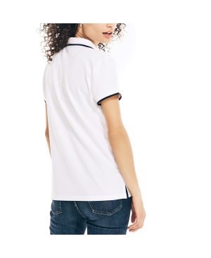 Women's Sustainably Crafted Ocean Split-Neck Polo