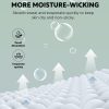 Men's Undershirts Micro Modal Ultra Soft T-Shirts Stretch Moisture-Wicking Crewneck/V-Neck Tees for Men, 3-Pack