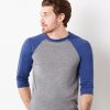 Bella Canvas Unisex Raglan Baseball T-Shirt 3/4-Sleeve Tee, Multipack 1I3I6I10