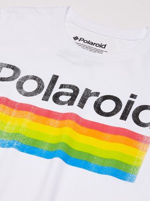 Men's Logo Vintage Style Rainbow T-Shirt