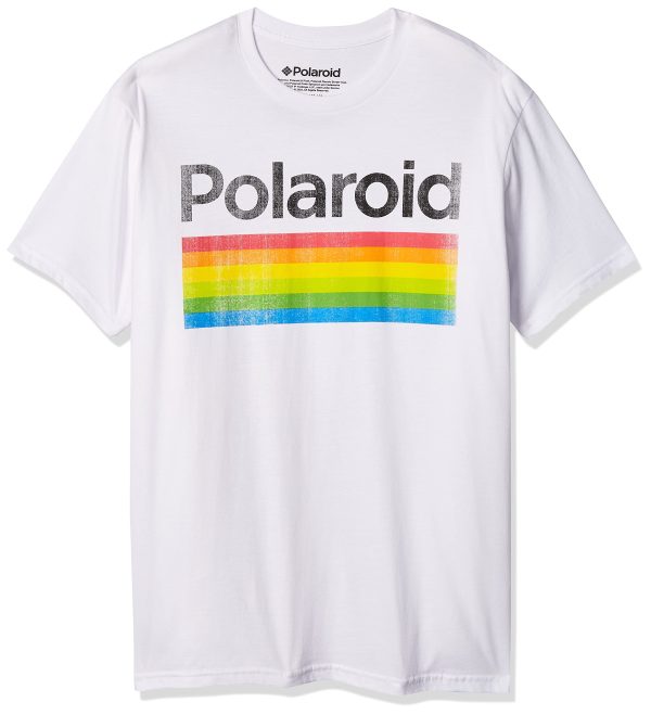 Men's Logo Vintage Style Rainbow T-Shirt