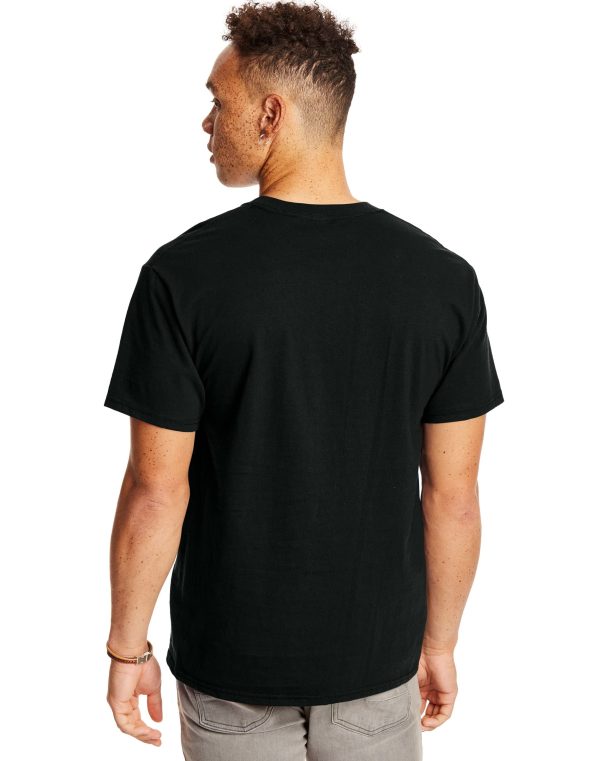 Men's Heavyweight Pocket T-Shirt, Beefy-T Full-Cut Cotton Pocket Tee for Men, Crewneck T-Shirt For Men, 1 or 2 Pack