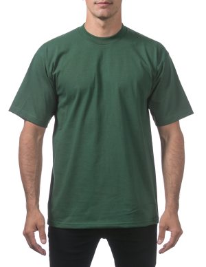 Men's 6-Pack Heavyweight Cotton Short Sleeve Crew Neck T-Shirt