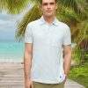 Men's Cotton Jersey Feeder Stripe Short Sleeve Polo