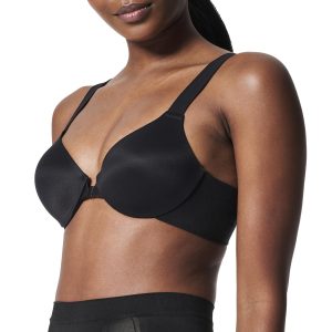 smooth Bra-Llelujah! Lightly Lined Full Coverage - T-Shirt Bra - Front Closure - Hosiery Back - Smart Stretch Straps