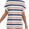 Womens Summer Tops Short Dolman Sleeve Shirts 2025 Fashion V Neck Outfits Clothes