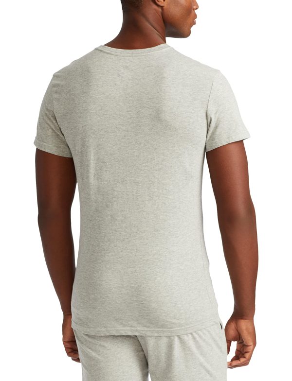RALPH LAUREN Men's Slim Fit Cotton Crew Undershirts, 3 Pack