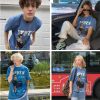 Mens Oversized Graphic Tee Summer Unisex Hipster Printed Casual Harajuku Top Tshirt
