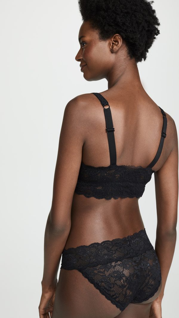 Never Say Never Curvy Sweetie Bralette - Wireless Plus Size Bralette for Women with Support, Adjustable Straps