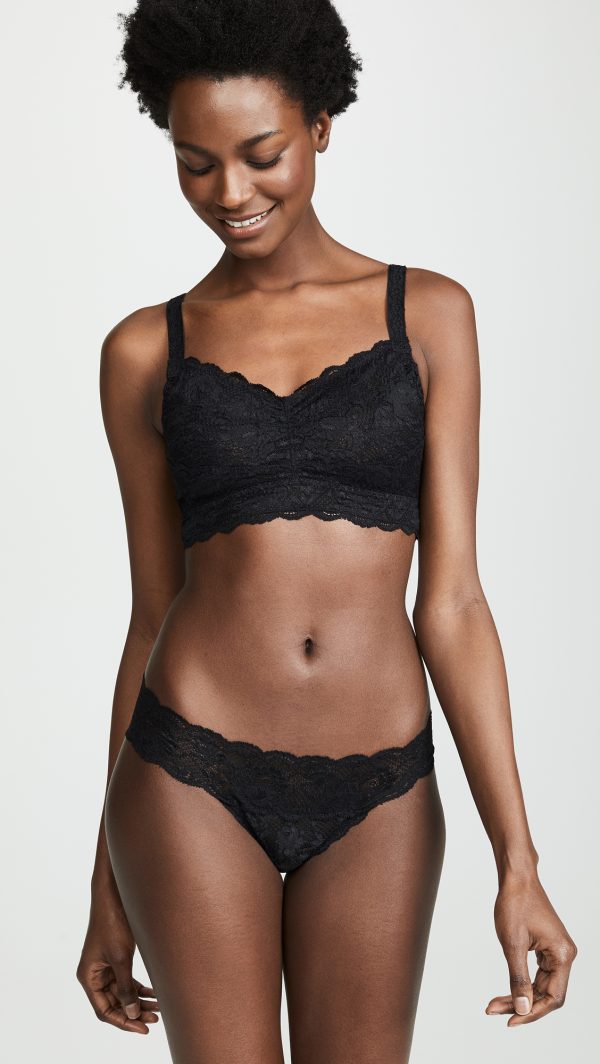 Never Say Never Curvy Sweetie Bralette - Wireless Plus Size Bralette for Women with Support, Adjustable Straps