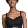 Never Say Never Curvy Sweetie Bralette - Wireless Plus Size Bralette for Women with Support, Adjustable Straps