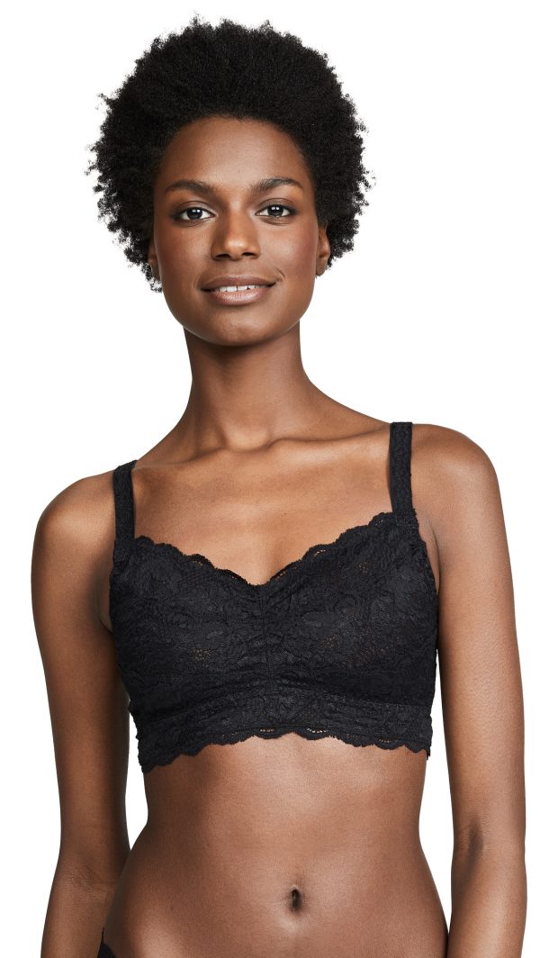 Never Say Never Curvy Sweetie Bralette - Wireless Plus Size Bralette for Women with Support, Adjustable Straps