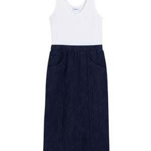 Women's Combined Midi Dress