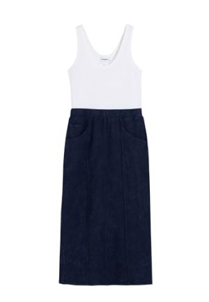 Women's Combined Midi Dress