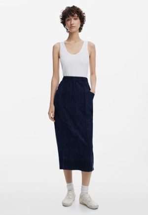 Women's Combined Midi Dress