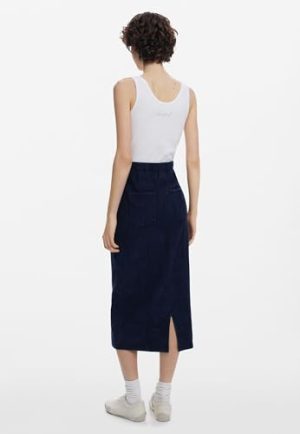 Women's Combined Midi Dress