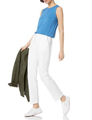 Women's Slim Fit, Straight Leg Stretch Twill Chino Pant