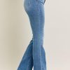High Waist Classic Contrast Wash Bootcut