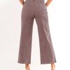 Wide Leg Jeans for Women High Waisted Straight Leg Stretchy Cropped Denim Pants with Pockets Jean Trousers