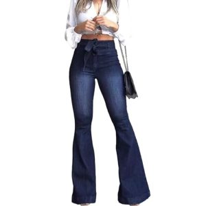 High Waisted Bell Bottom Jeans for Women Flare Jeans for Women Stretch Wide Leg Jeans