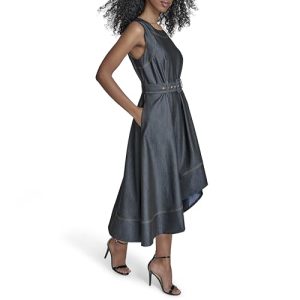 Women's Denim Party Sleeveless Dress