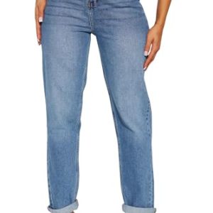 Women's Boyfriend Jeans Stretchy Ripped Distressed Denim Mom Jean Pants