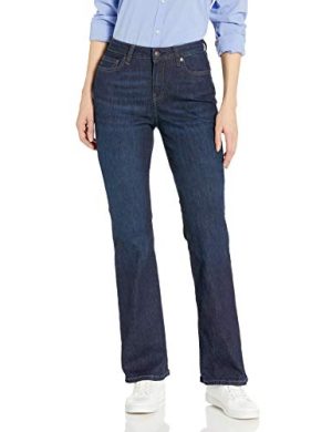 Women's Mid-Rise Stretchy Slim Bootcut Jean