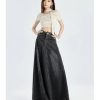 Waist Slim Denim Skirt for Women in Summer American Retro Long Fishtail