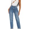 Women's Boyfriend Jeans Stretchy Ripped Distressed Denim Mom Jean Pants