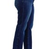 Mid Rise Straight Leg with Fray Hem 82622 (US, Numeric, 7, Regular, Regular, Dark Blue)
