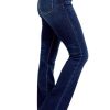 Mid Rise Dark Wash Classic Bootcut, Inseam 32"