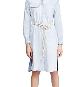 Women's Taylor Long Sleeve Cotton Shirt Dress
