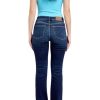 Mid Rise Dark Wash Classic Bootcut, Inseam 32"