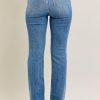 High Waist Classic Contrast Wash Bootcut