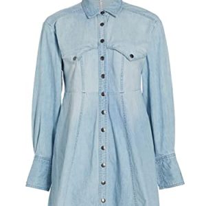 Women's Sammi Denim Mini Dress, Light Indigo, S