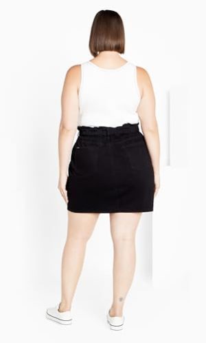 Women's Plus Size Cali Denim Skirt