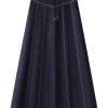 Blue Denim Skirt for Women Summer Waist Midlength Them Look Slim and Elegant