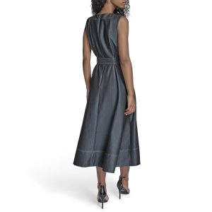 Women's Denim Party Sleeveless Dress