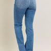 High Waist Classic Contrast Wash Bootcut